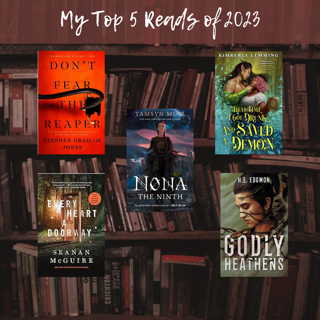 Top 5 Reads of 2023 – Kim Writes Stuff