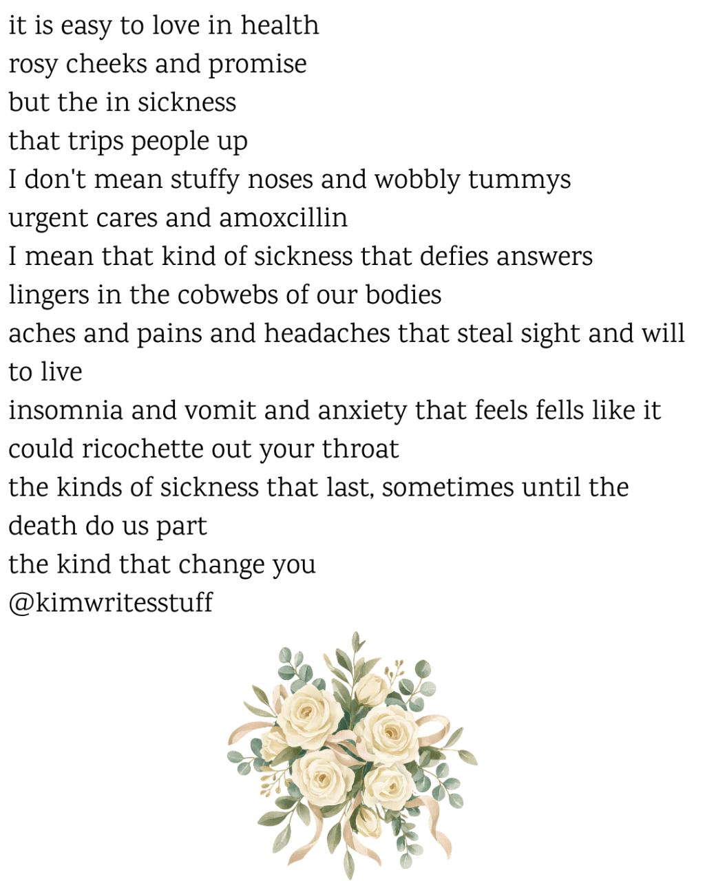 in sickness